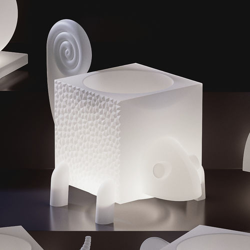 Садовый горшок с подсветкой - CAMA LUMINOUS TRAY - Lyxo Design - из полиэтилена / отдельностоящий / устойчивый к УФ-лучам