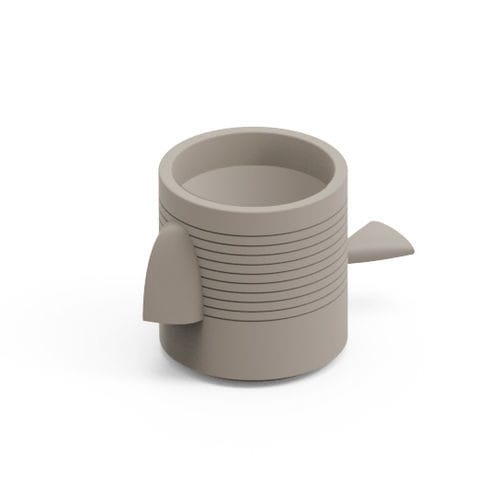Садовый горшок из полиэтилена - FERA JAGO TRAY - Lyxo Design - геометрический / устойчивый к УФ-лучам / для бытового использования