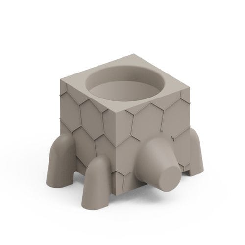 Садовый горшок из полиэтилена - FERA RUGA TRAY - Lyxo Design - геометрический / устойчивый к УФ-лучам / для бытового использования