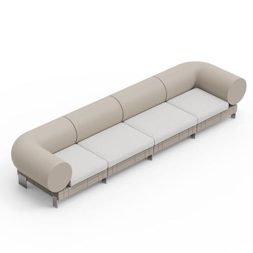 Модульный диван - RHOR COMBO 4 - Lyxo Design - дизайнерский / для наружного применения / из полиэтилена