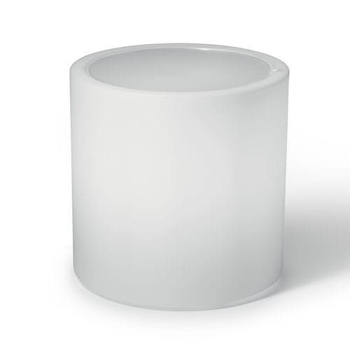 Современный вспомогательный столик - BLOK - Lyxo Design - из полиэтилена / с основанием из полиэтилена / круглый