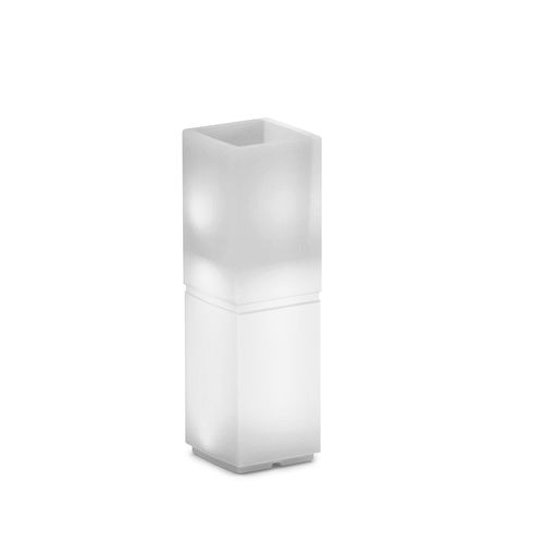 Кадка для садовых растений из полиэтилена - DUNE LUMINOUS COLUMN - Lyxo Design - прямоугольная / 100% перерабатываемая / многоразовая