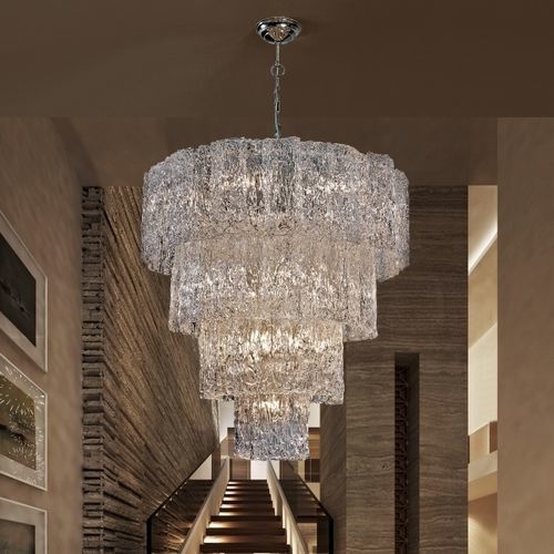 Современная люстра - ATENAS  - K-LIGHTING - из стекла / из латуни / каскадная