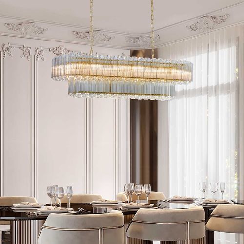 Современная люстра - LUX - K-LIGHTING - из стекла / из металла / 15 лампочек
