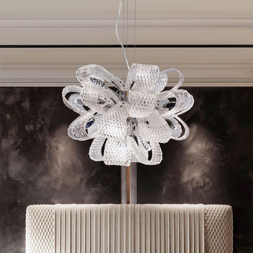 Подвесная лампа - LARA - K-LIGHTING - из нержавеющей стали / из кристалла / современная