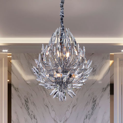 Люстра стиль ар-нуво - ALALA - K-LIGHTING - из металла / из кристалла / 12 лампочек