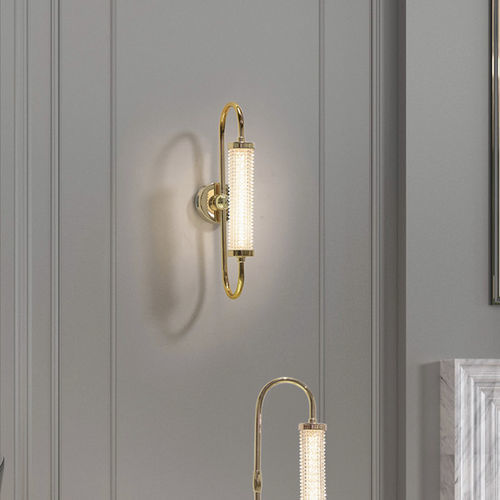 Современный настенный светильник - ANDY - K-LIGHTING - для интерьера / из нержавеющей стали / из стекла