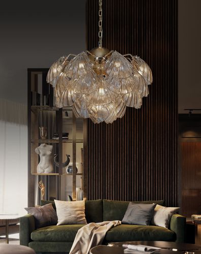 Подвесная лампа - CONCHA - K-LIGHTING - из латуни / из стекла / современная