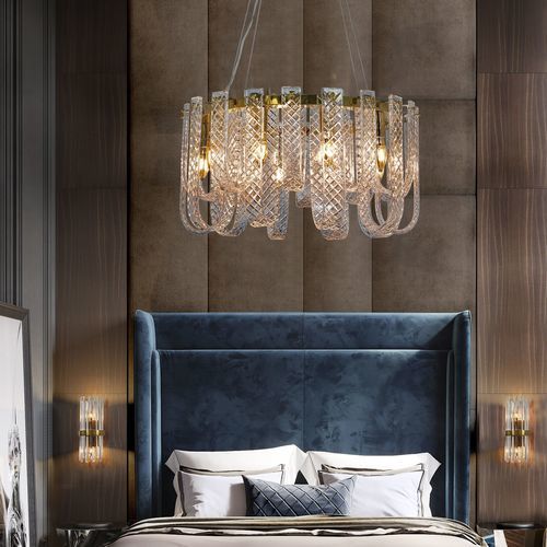 Современная люстра - MULEN - K-LIGHTING - из стекла / из металла / 10 лампочек