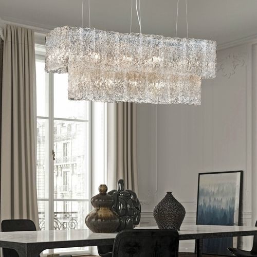 Современный потолочный светильник - ATENAS - K-LIGHTING - прямоугольный / из стекла / из латуни