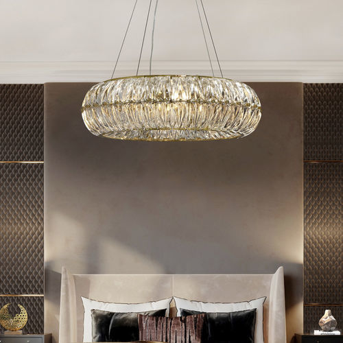 Современный потолочный светильник - HEBE - K-LIGHTING - круглый / из кристалла / из металла