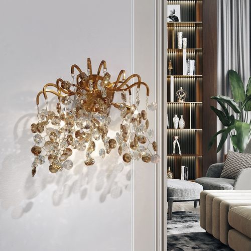 Настенный светильник уникальный дизайн - VITORIA - K-LIGHTING - для интерьера / из алюминия / из кристалла