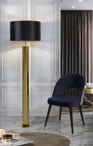 Напольная лампа - LESSISMORE D'OR - K-LIGHTING - из нержавеющей стали / из ткани / современная