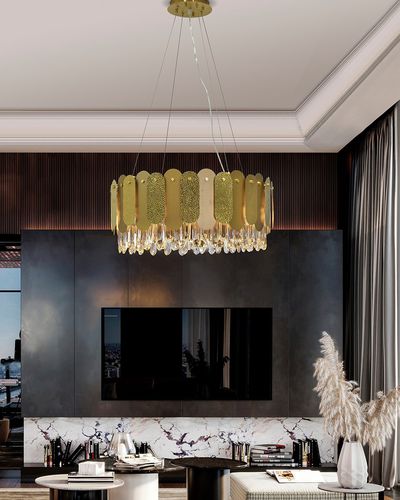 Подвесная лампа - TALIA - K-LIGHTING - из нержавеющей стали / из кристалла / современная