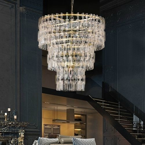 Стилизованная люстра - ECOS - K-LIGHTING - из кристалла / из латуни / 12 лампочек