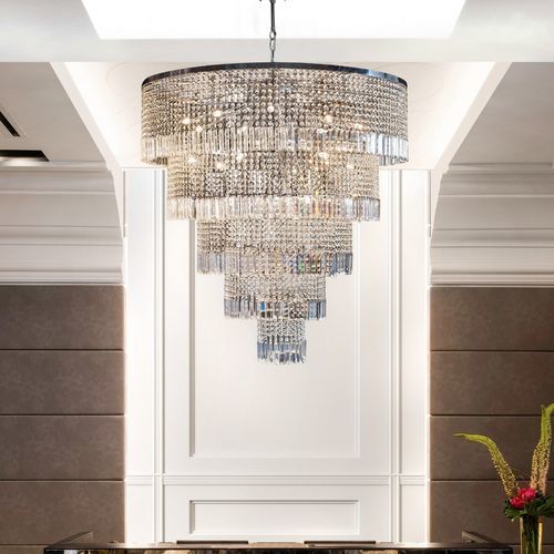 Современная люстра - LINE REBELO - K-LIGHTING - из кристалла / из полированной латуни / для профессионального использования
