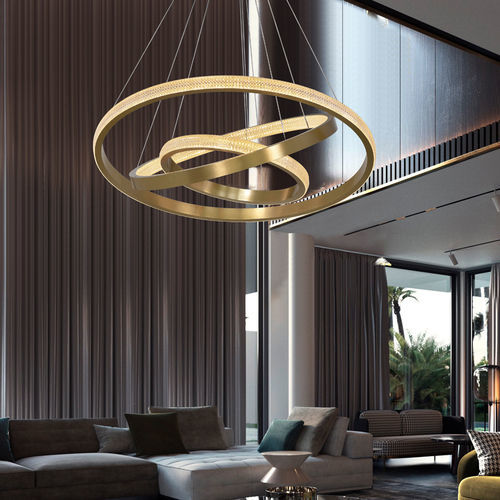 Современная люстра - LINE FRÉIA - K-LIGHTING - из алюминия / из акрила / для профессионального использования