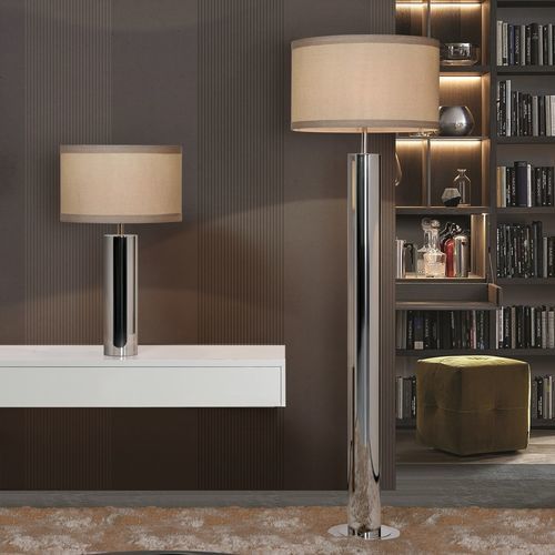 Настольная лампа - LINE LESSISMORE - K-LIGHTING - из нержавеющей стали / из ткани / современная