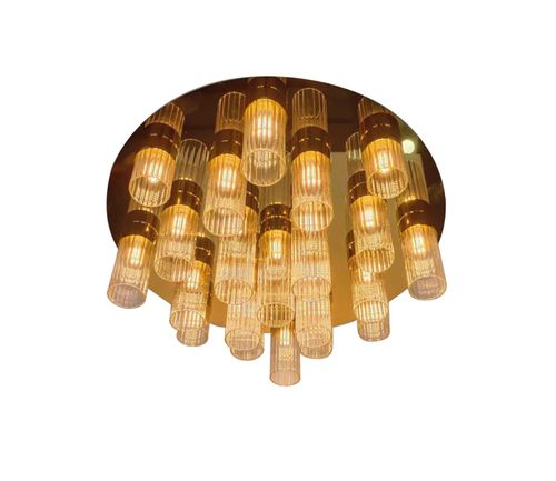 Современный потолочный светильник - LINE - K-LIGHTING - трубчатый / из стекла / из металла