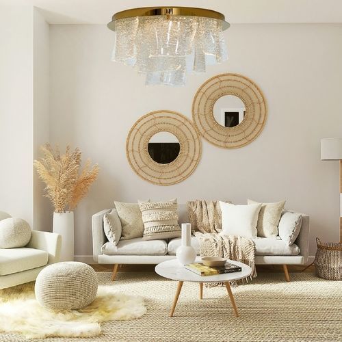 Современный потолочный светильник - LINE SHUA - K-LIGHTING - изогнутый / скульптурный / из полированной нержавеющей стали