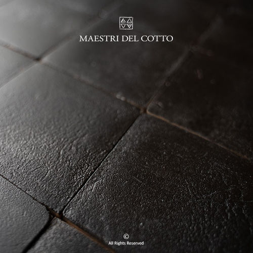 Покрытие для стен для внутреннего пространства - COTTO SMALTATO CARBONE - MAESTRI DEL COTTO - из терракоты / гладкое / матовая отделка