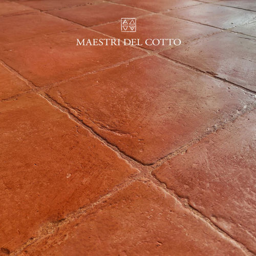 Плитка из терракоты - COTTO ROSSO FIRENZE VISSUTO - MAESTRI DEL COTTO - персонализированная / для интерьера / для приемных