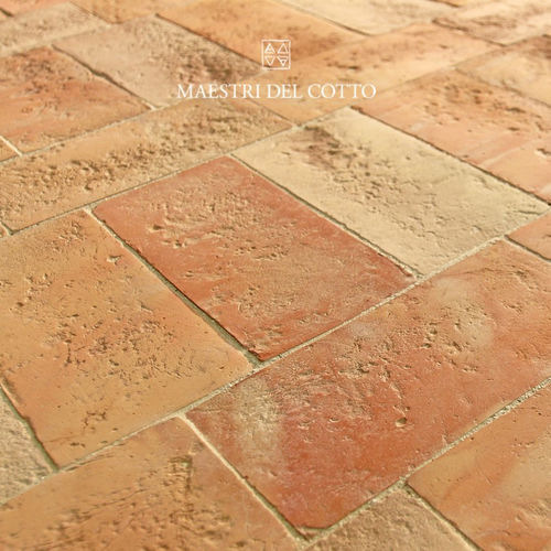 Плитка из терракоты - COTTO ANTICO BUTTERO MULTICOLOR - MAESTRI DEL COTTO - под старину / для наружного использования / для сада