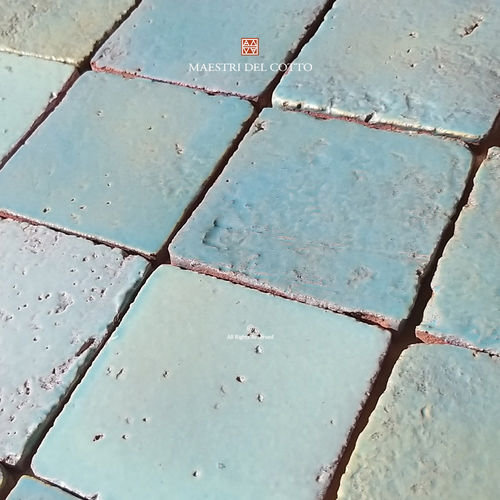 Плитка из терракоты - COTTO SMALTATO ACQUAMARINA - MAESTRI DEL COTTO - эмалевая / для интерьера / для ванной комнаты