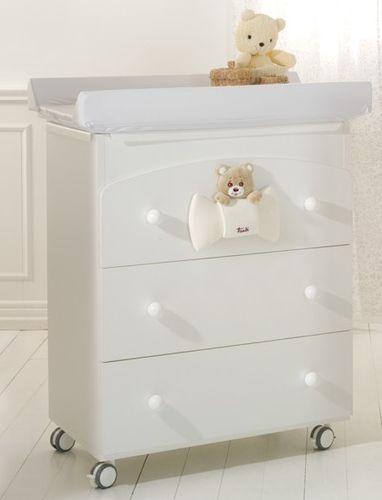 Пеленальный столик из дерева - TRUDINO - Baby Expert - на роликах