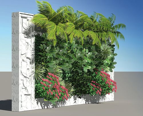 "зеленая стена" из модульных панелей - IMPERIAL - Green Urban Life GmbH - для интерьера / для наружного применения / с модульной конструкцией