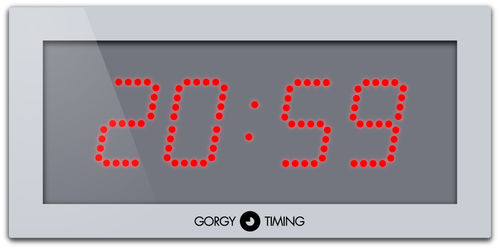 Современный часы - LEDI® 7 - Gorgy Timing - настенный / цифровой / из алюминия