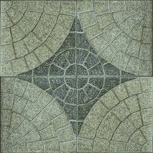 Плитка из цемента - LEVIGATO 001 - fabbrica di mattoni de filippi osvaldo snc - из мраморной крошки / рельефная / для наружного применения