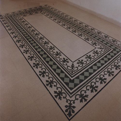 Фриза из цемента - OMBRA - fabbrica di mattoni de filippi osvaldo snc - из мраморной крошки / напольный
