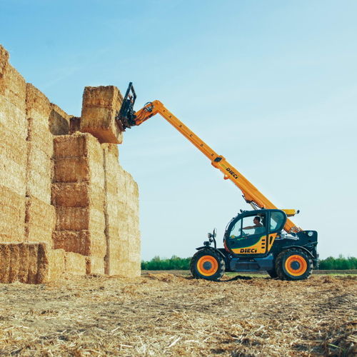 Телескопическая подъемная тележка для загрузки - AGRI MAX 45.8 - DIECI - для разгрузочно-погрузочных работ / для подъема