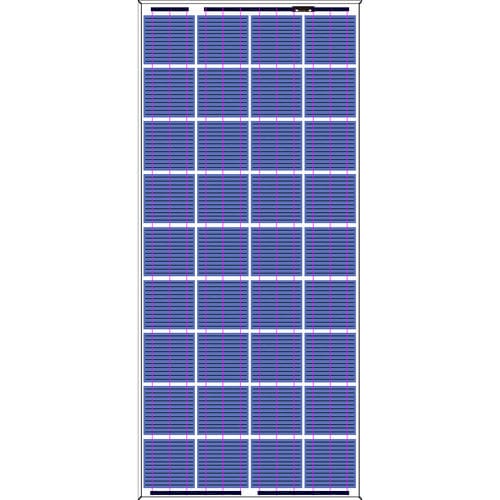 Фотоэлектрическая панель из поликристаллического кремния - SI-ESF-M-P156-36 - Solar Innova Green Technology - цветная