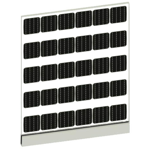 Фотоэлектрическая панель для балкона - SI-ESF-M-BIPV-BL-M156-30 - Solar Innova Green Technology - монокристаллическая / с двойным стеклом / технология BIPV