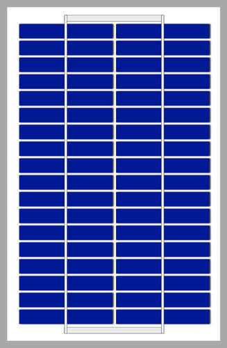 Фотоэлектрическая панель из поликристаллического кремния - SI-ESF-M-NE-P-5W - Solar Innova Green Technology - из антибликового стекла / самоочищающаяся