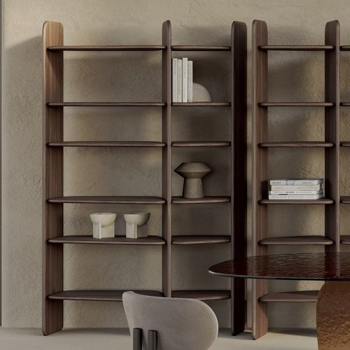 Современный книжный шкаф - Nook - Nature Design - из дуба / из американского ореха / из натурального дуба
