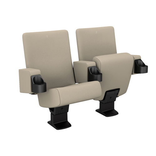 Кресло для кинотеатра из ткани - TOKYO - FERCO SEATING SYSTEMS M SDN BHD - для профессионального использования / красное / серое