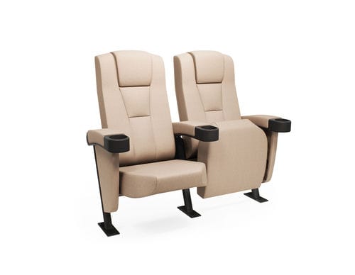 Кресло для кинотеатра из кожи - PARAGON 755 - FERCO SEATING SYSTEMS M SDN BHD - из ткани / для профессионального использования / красное