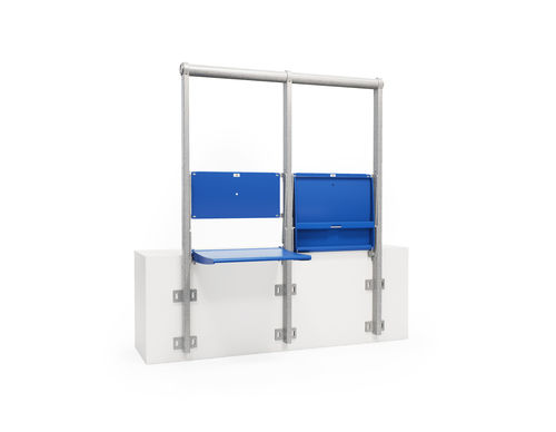 Ступень для улицы - RailSeat Ultra - FERCO SEATING SYSTEMS M SDN BHD - для спортивного учреждения / из пластика / из стали