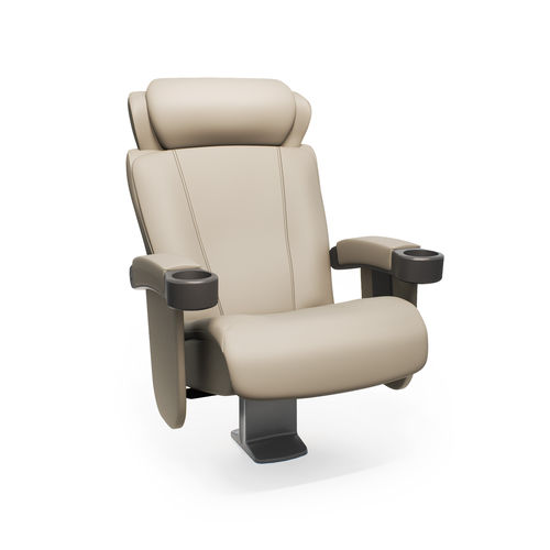 Кресло для кинотеатра из искусственной кожи - OPUS - FERCO SEATING SYSTEMS M SDN BHD - из лицевой яловой кожи / из дерева / для театра