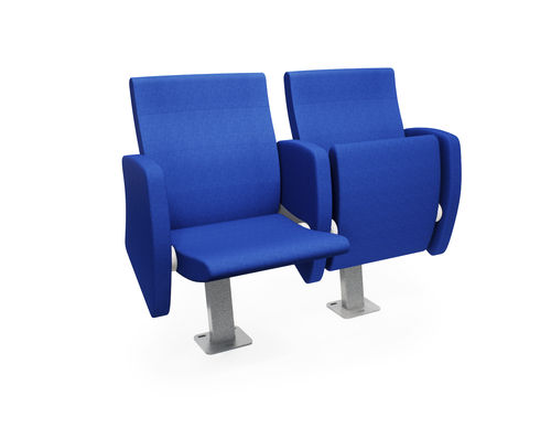 Откидное ступенчатое кресло - ARC VIP - FERCO SEATING SYSTEMS M SDN BHD - современное / с высокой спинкой / виниловое