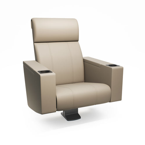 Кресло для кинотеатра из кожи - VERONA - FERCO SEATING SYSTEMS M SDN BHD - из ткани / для профессионального использования / красное
