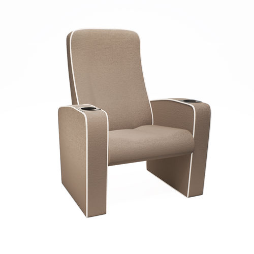Кресло для кинотеатра из кожи - ST OMER BOUTIQUE - FERCO SEATING SYSTEMS M SDN BHD - из ткани / для профессионального использования / красное
