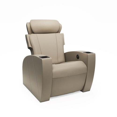 Кресло для кинотеатра из кожи - OPUS ZERO GRAVITY - FERCO SEATING SYSTEMS M SDN BHD - для профессионального использования / красное / синее