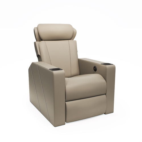 Кресло для кинотеатра из ткани - OPUS ZERO WALL - FERCO SEATING SYSTEMS M SDN BHD - из кожи / для профессионального использования / черное