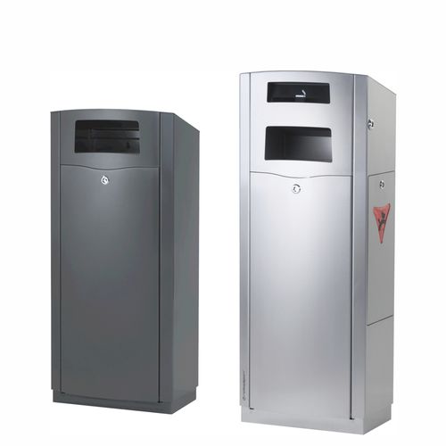 Общественный мусорный контейнер - VENTURA 60L : 8600-XXXX - ROBI AG - с сортировкой / настенный / подвесной
