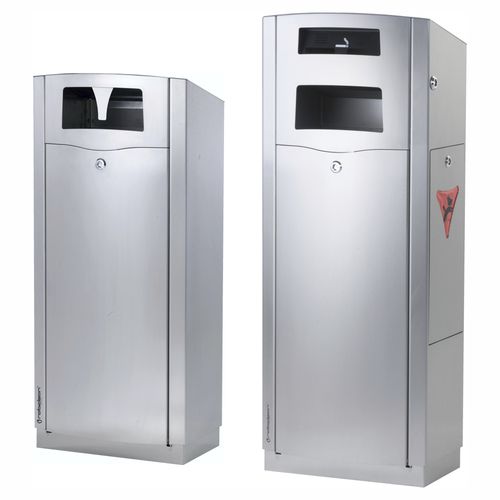 Общественный мусорный контейнер - VENTURA 110L : 8700-XXXX - ROBI AG - с сортировкой / настенный / подвесной