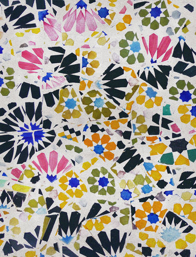Современный ковер - GAUDI - Rug's Society - в цветочек / из шерсти / из шелка